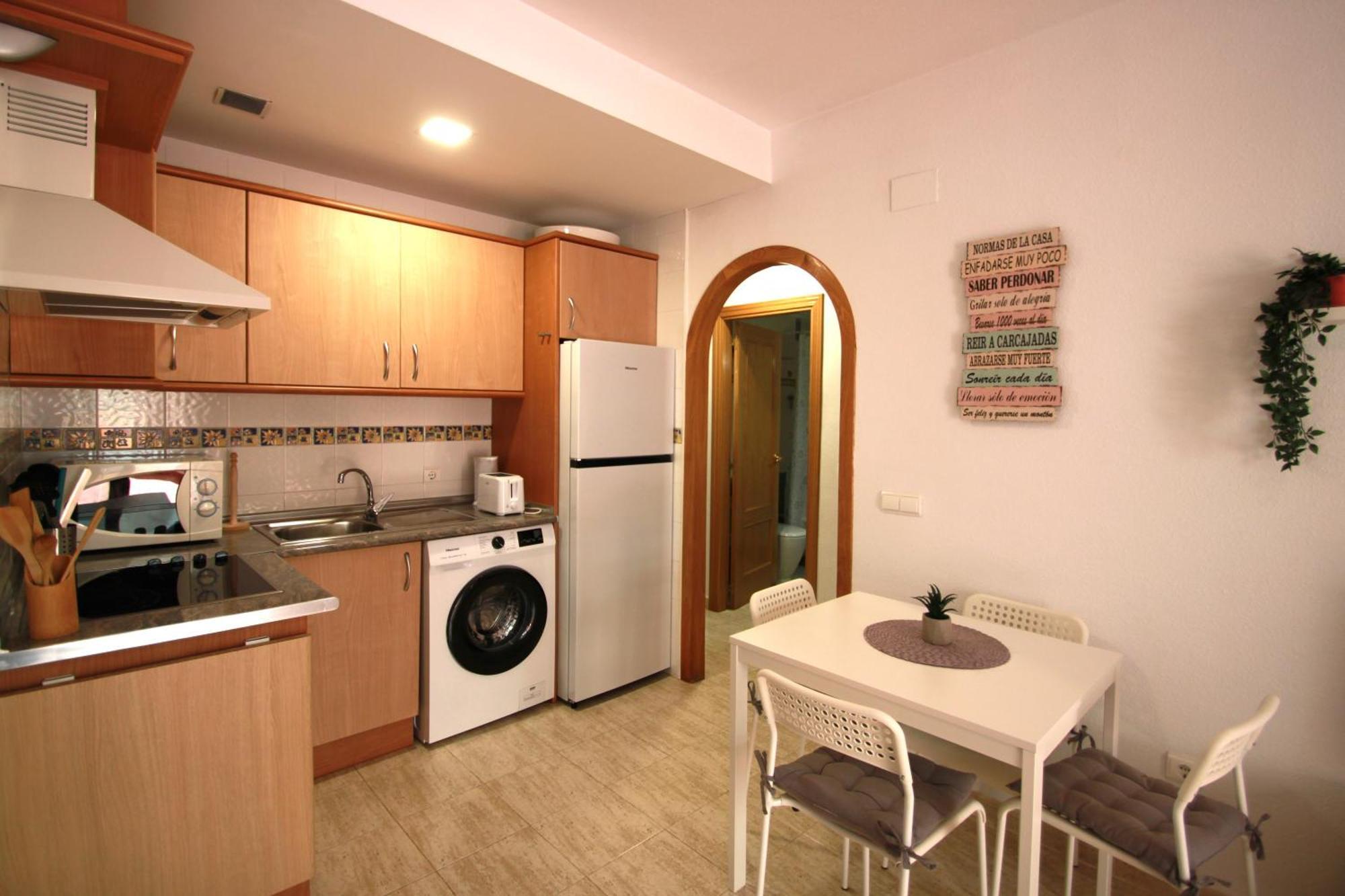 Apartamento Casaturis En Los Arenales Del Sol Ar102 Con Terraza Y Piscina Exterior photo
