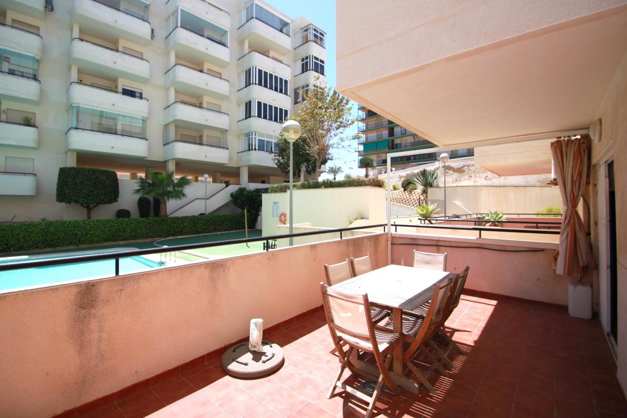 Apartamento Casaturis En Los Arenales Del Sol Ar102 Con Terraza Y Piscina Exterior photo