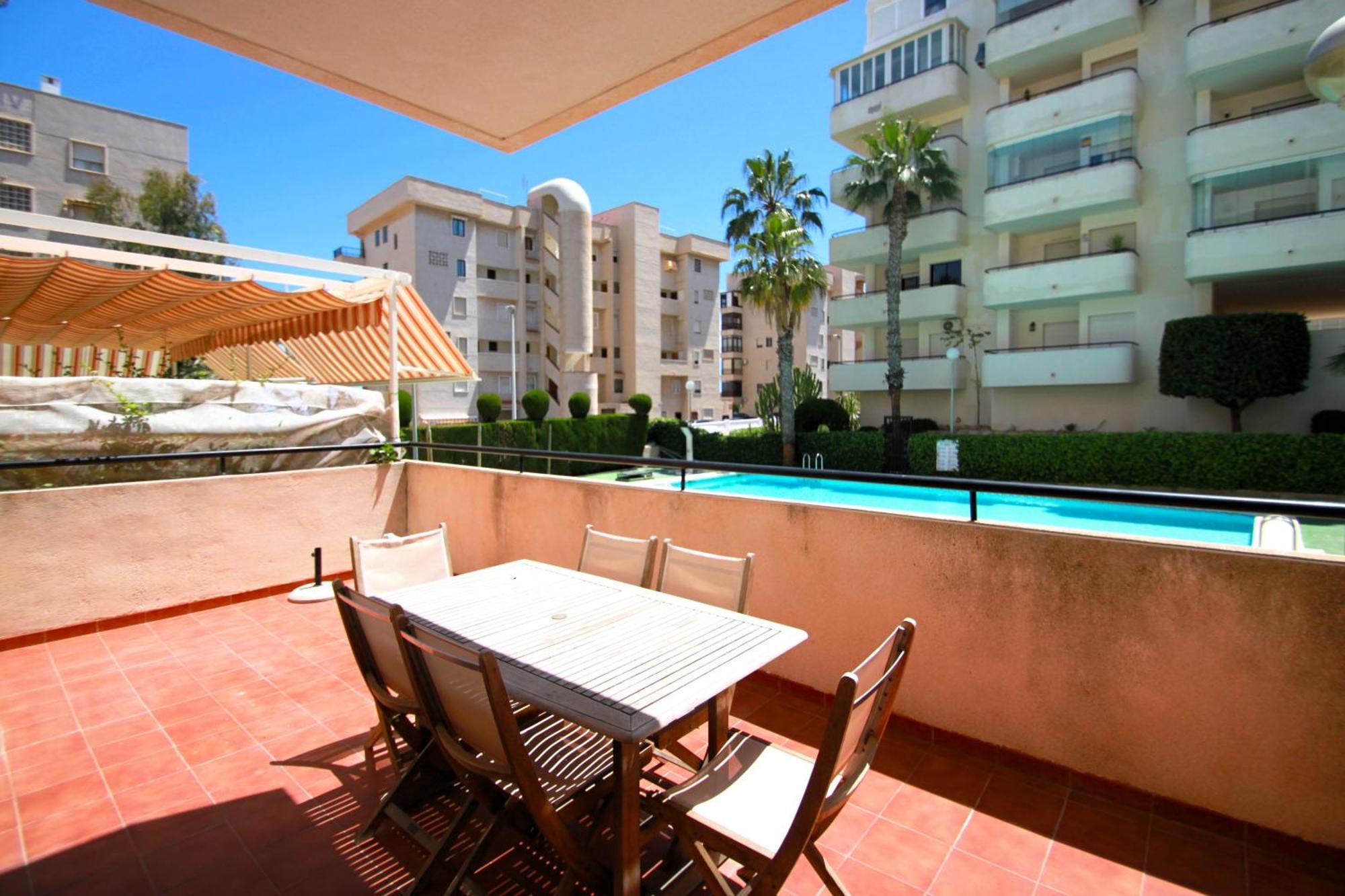 Apartamento Casaturis En Los Arenales Del Sol Ar102 Con Terraza Y Piscina Exterior photo