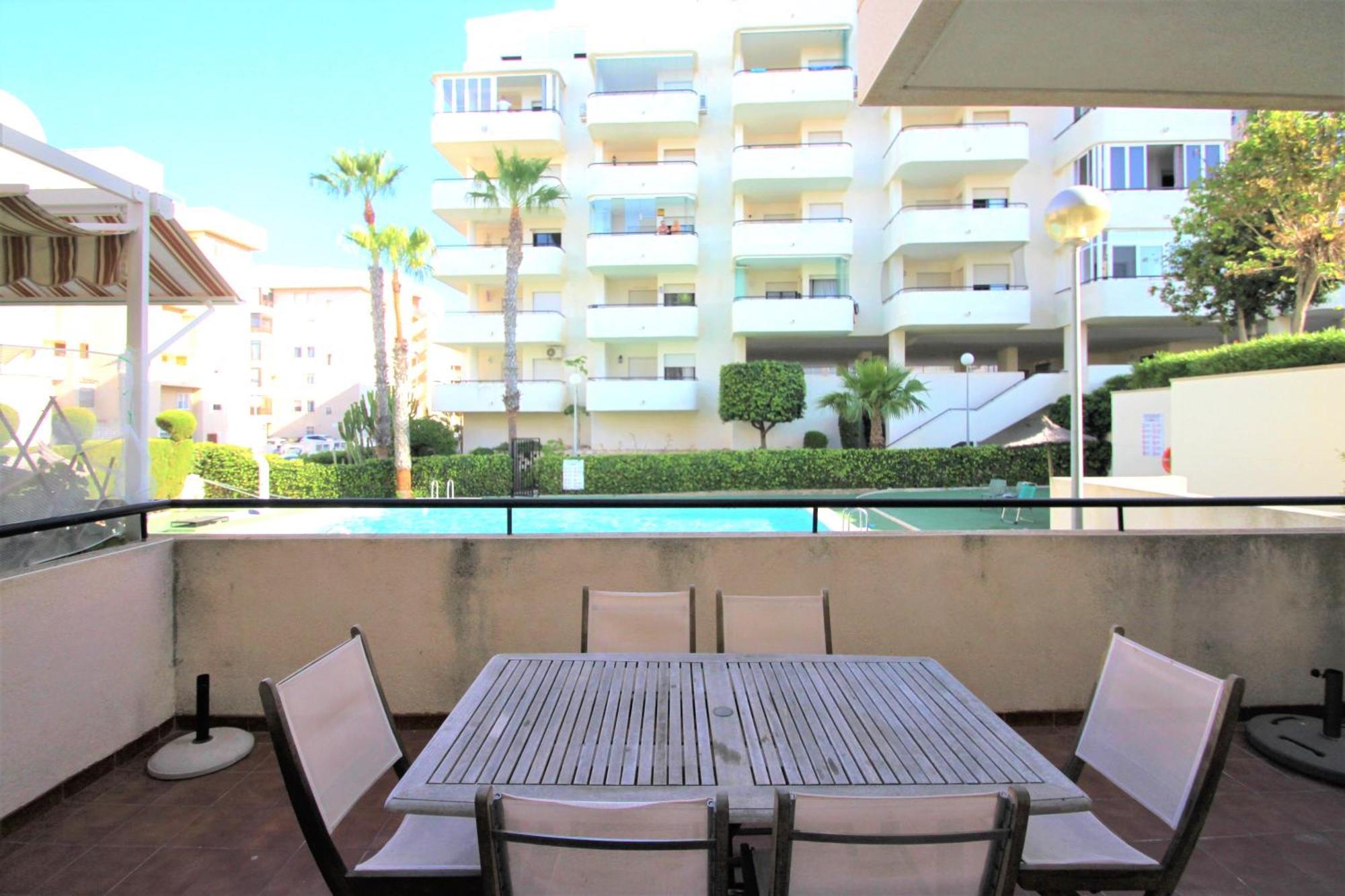 Apartamento Casaturis En Los Arenales Del Sol Ar102 Con Terraza Y Piscina Exterior photo
